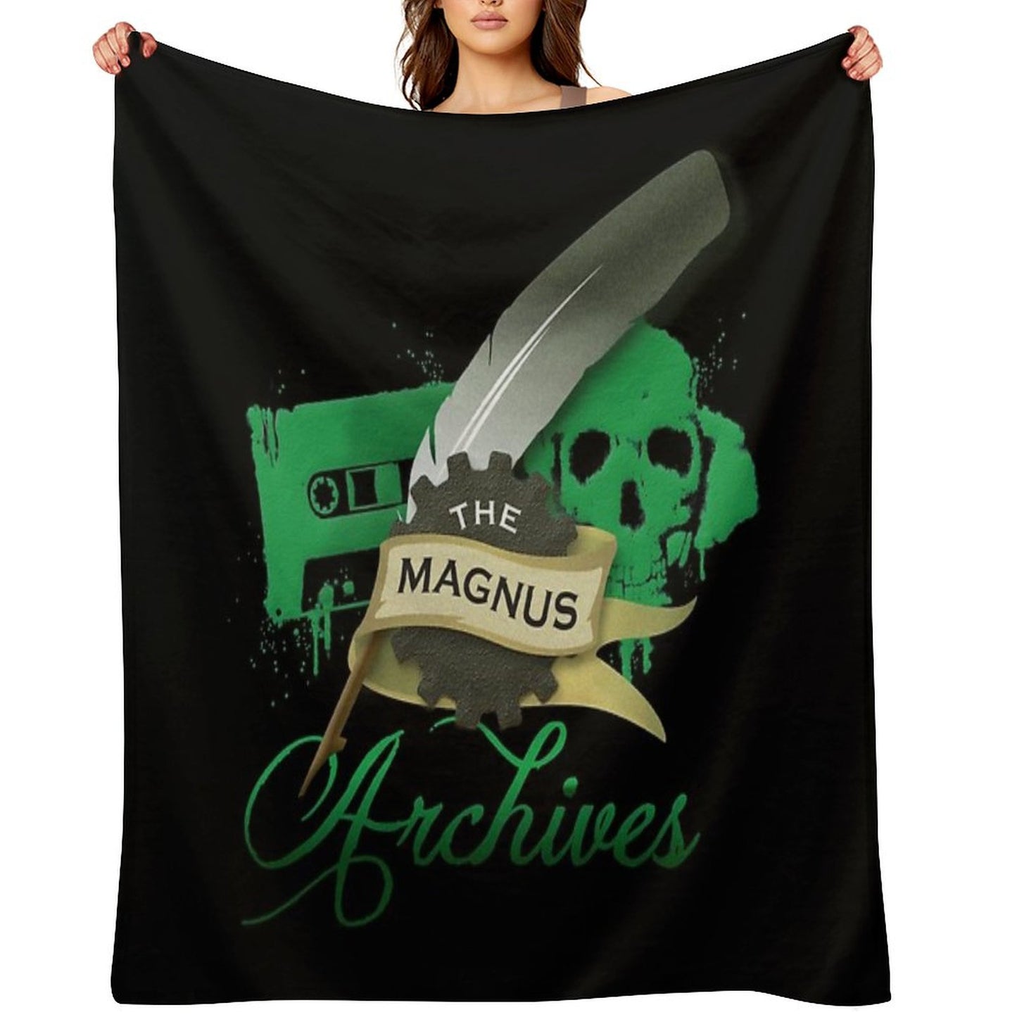 The Magnus Archives Logo Throw Blanket