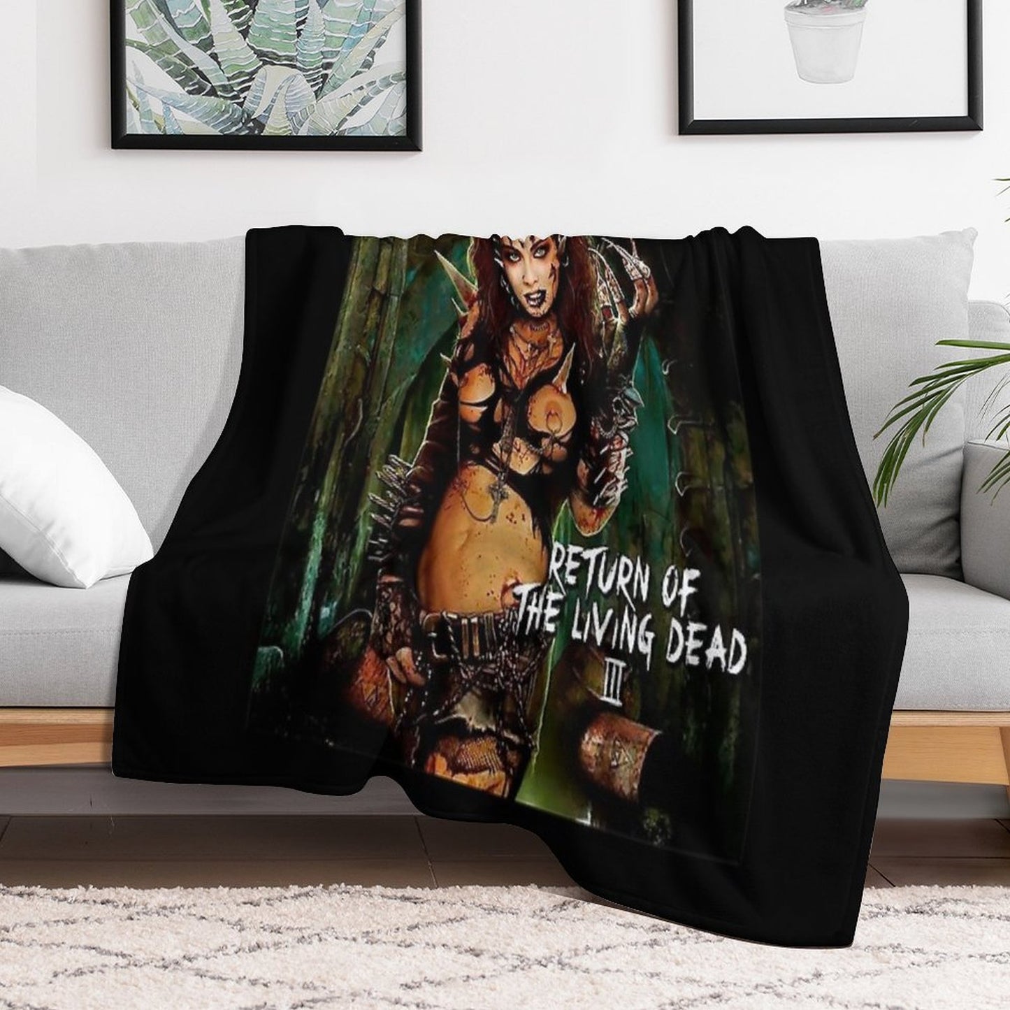 Return Of The Living Dead III Throw Blanket