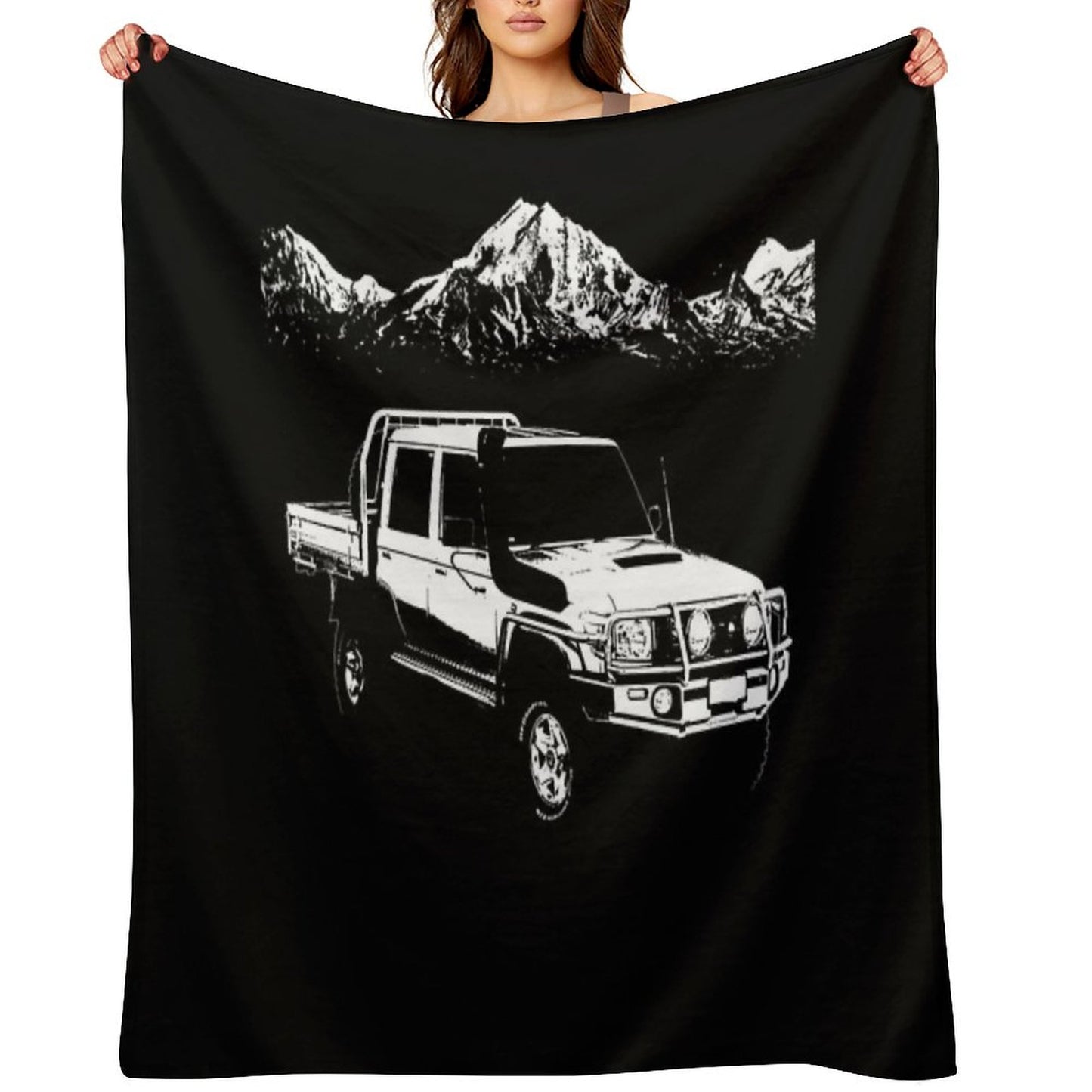 79 Series Toyota Cruiser Throw Blanket