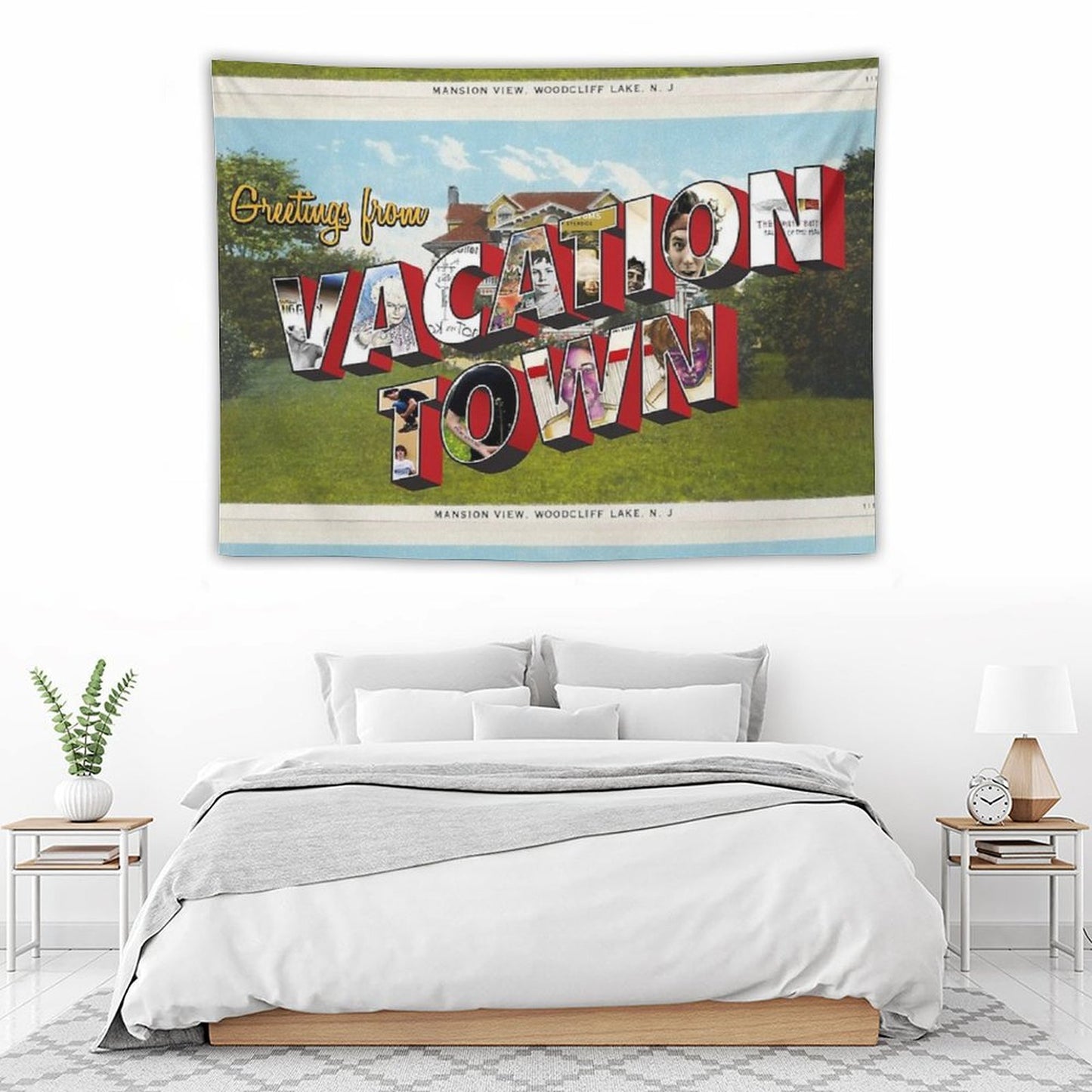 Vacation Town Postcard (TFB) Tapestry