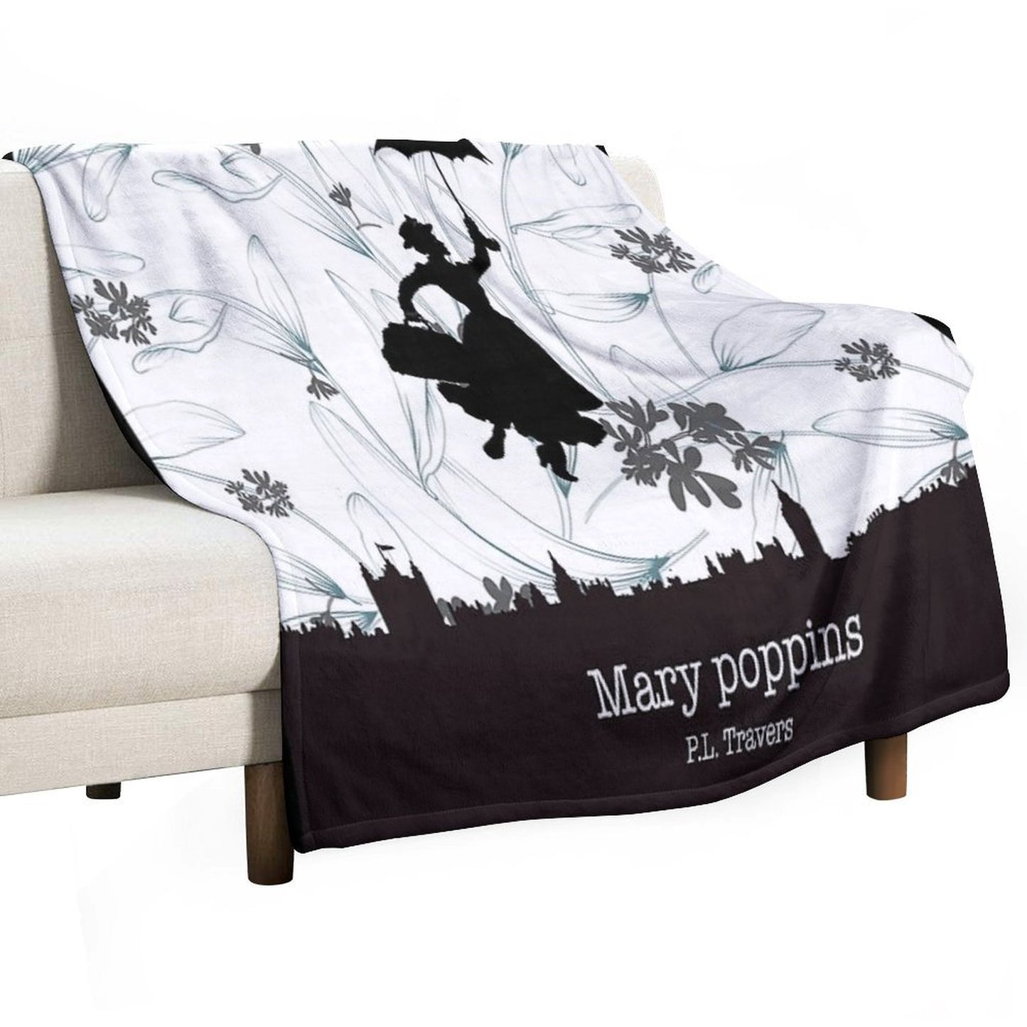 Mary Poppins Throw Blanket