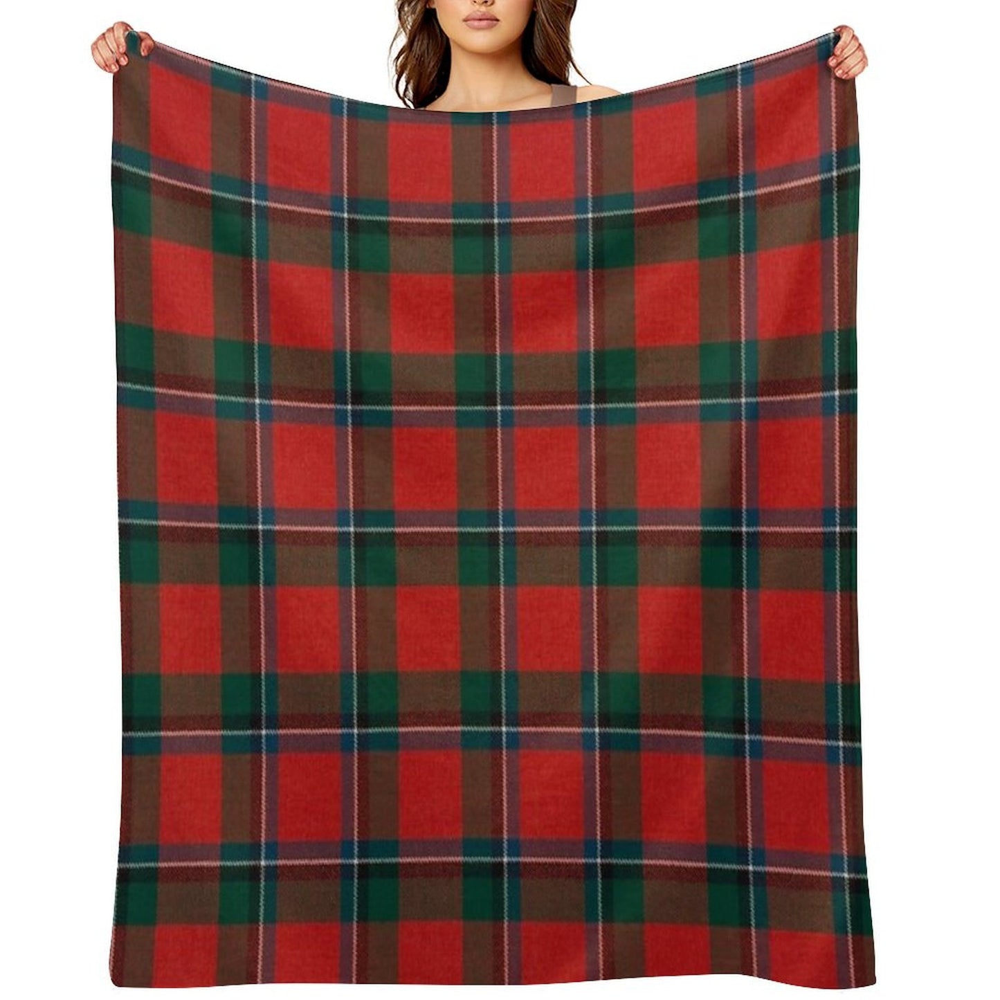 Sinclair Scottish Tartan Throw Blanket