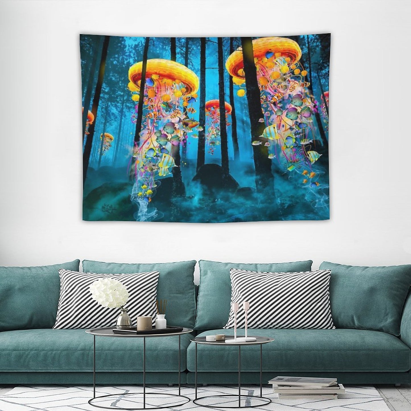 Electric Jellyfish Worlds in A New Forest Tapestry