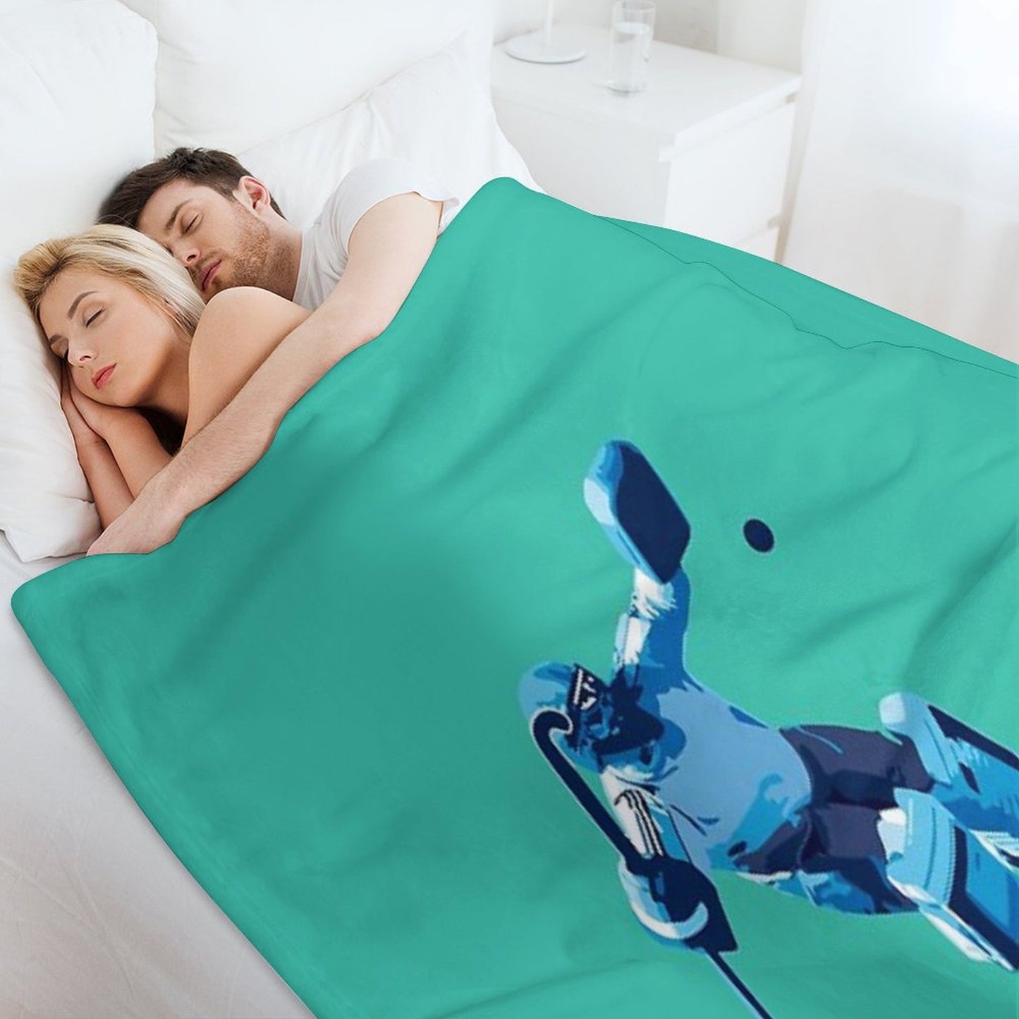 Hockey Goalie Throw Blanket