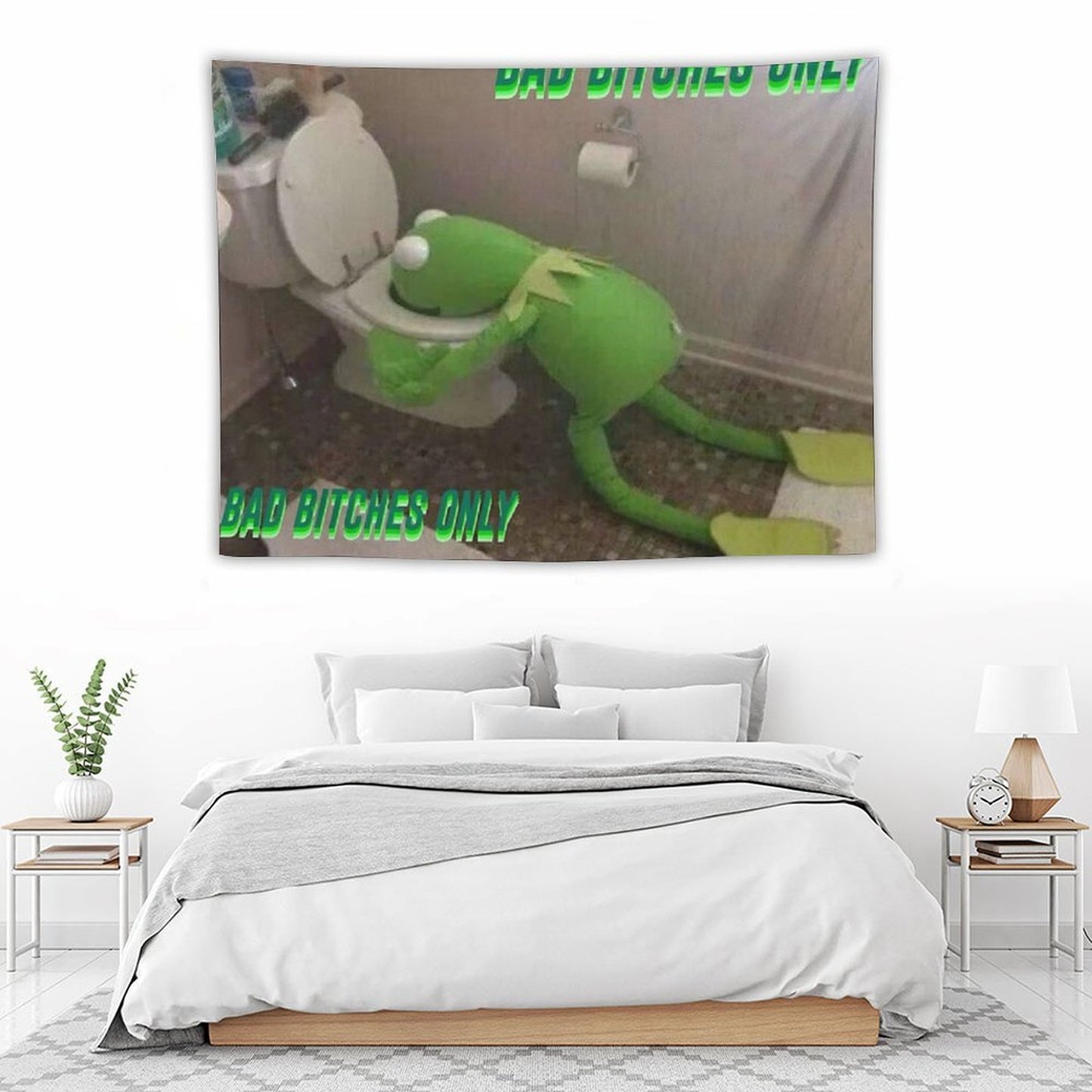 Bad B Kermit Tapestry
