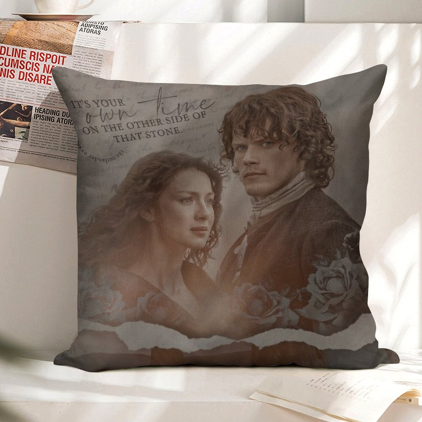 When Do I Belong   1x11 Linen Throw Pillow Cover