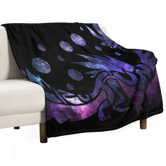 Monster Hunter World - Mizutsune (Galaxy Design) Throw Blanket