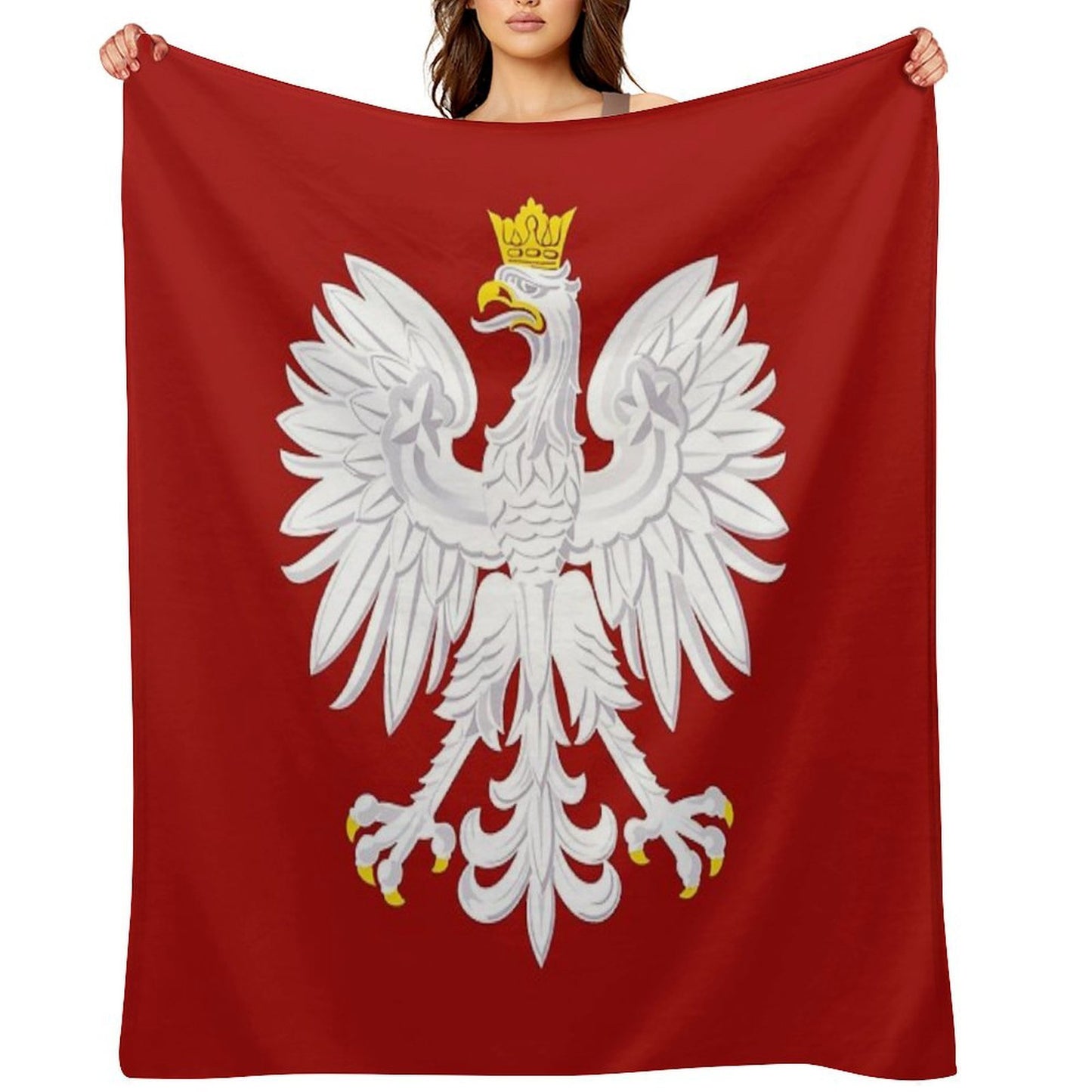 Polish Eagle Throw Blanket