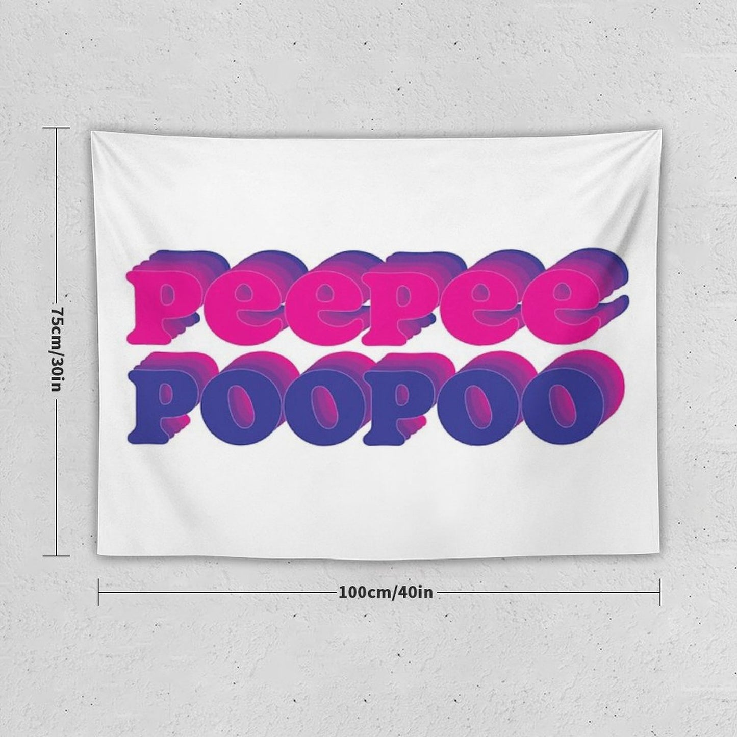 Peepee Poopoo Tapestry