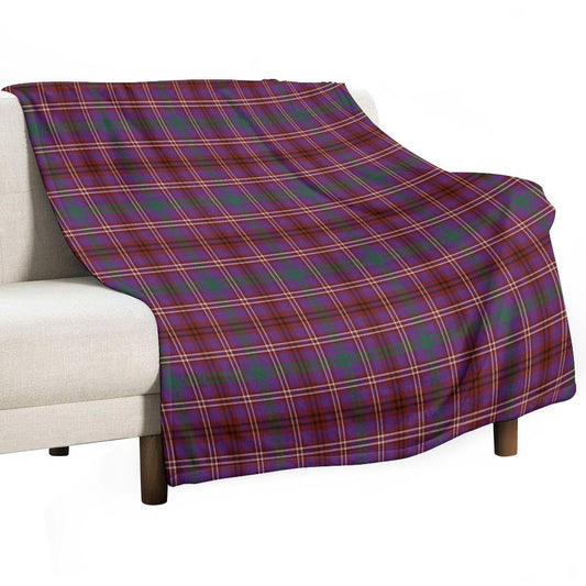 MCCALL (MacColl, McColl) Tartan ✧ Scottish Highland Clan & Family Name Tartan Throw Blanket