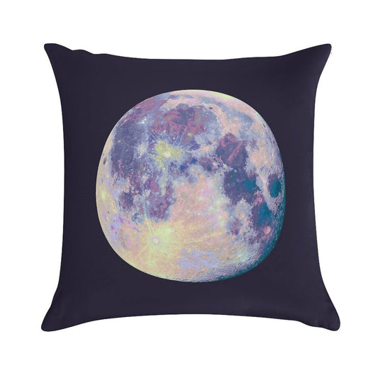 Moon Soft Hidden Zipper Throw Pillow