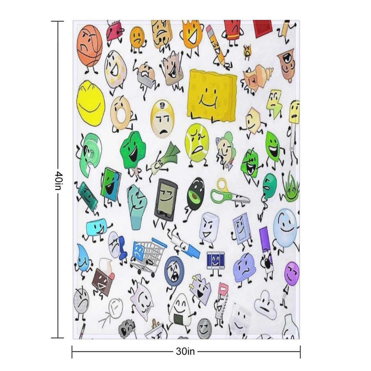 BFB And TPOT Full Cast Throw Blanket