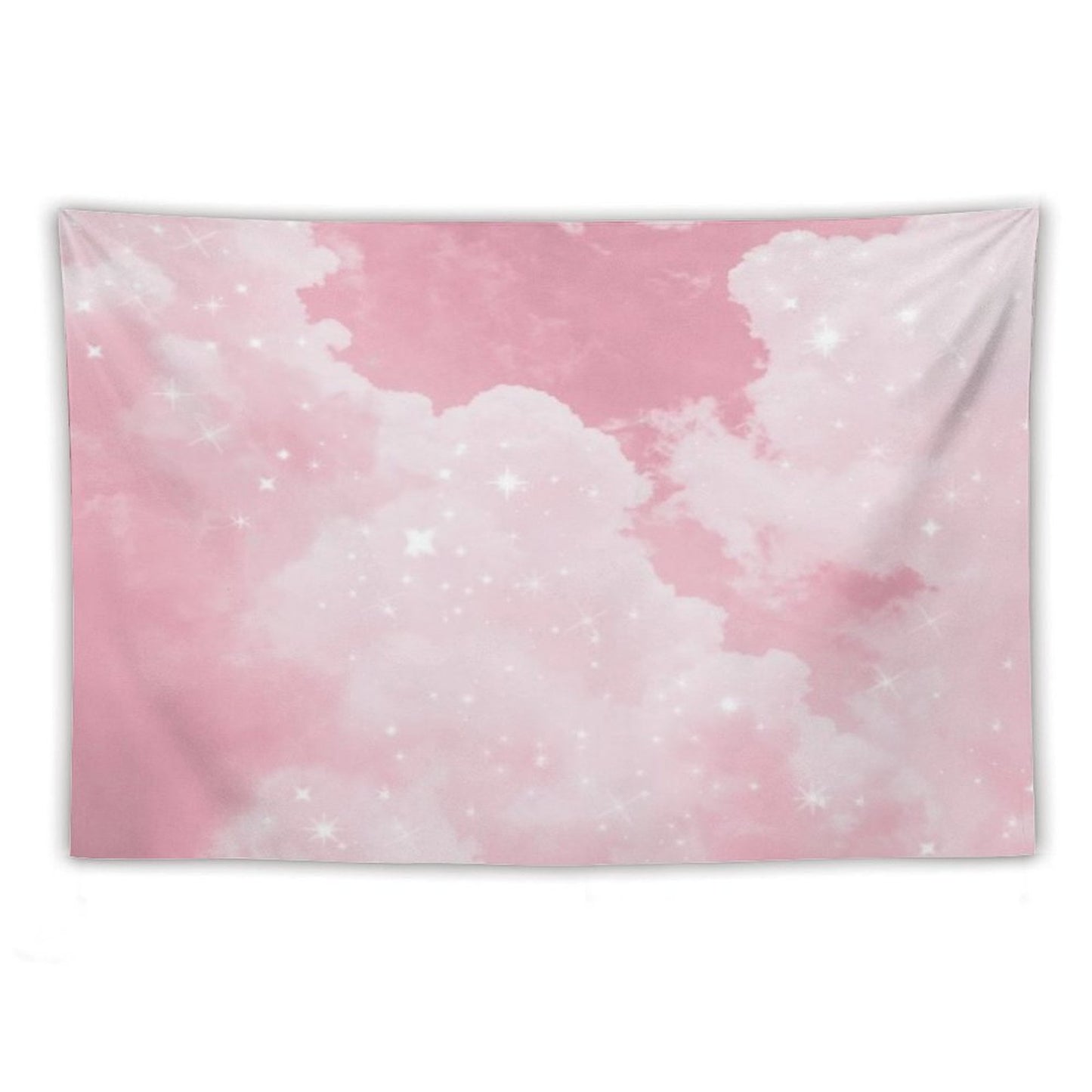 Pink Clouds Sparkling Tapestry