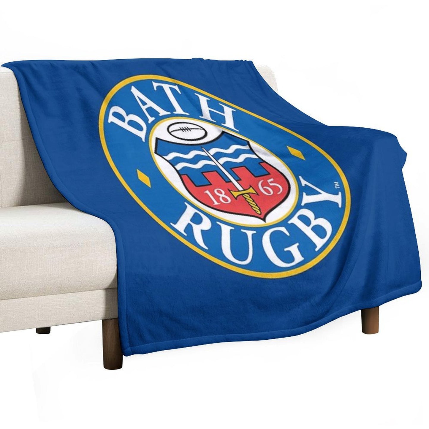 Bath Rugby Throw Blanket