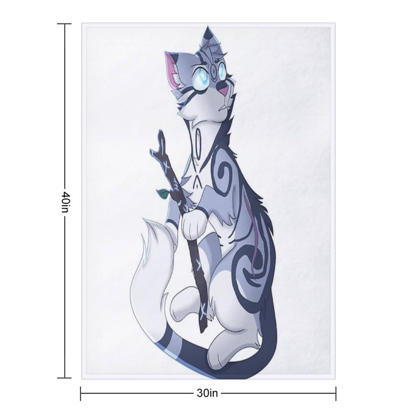 Jayfeather Throw Blanket