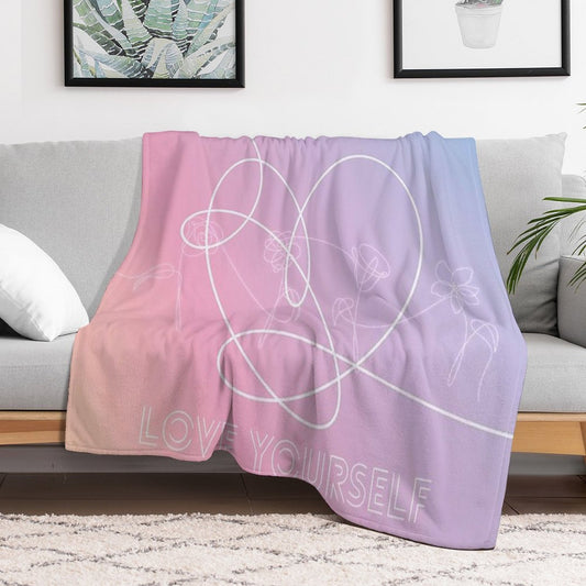 BTS LOVE YOURSELF Throw Blanket