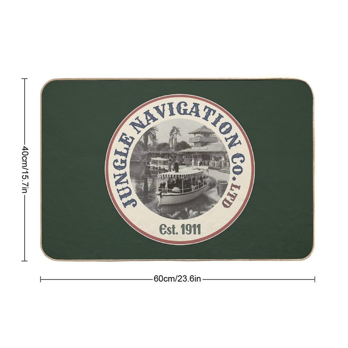 Jungle Excursion Bath Mat
