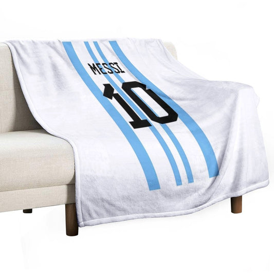 Messi 10 Throw Blanket