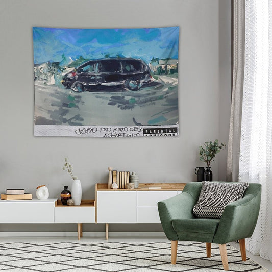 Acrylic Painting - Kendrick Lamar Good Kid Mad City Tapestry