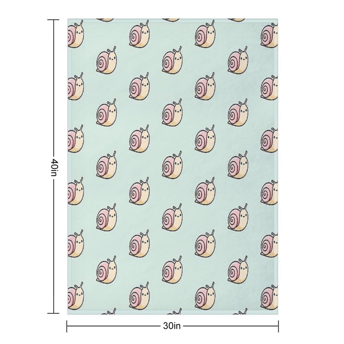 Snail Throw Blanket
