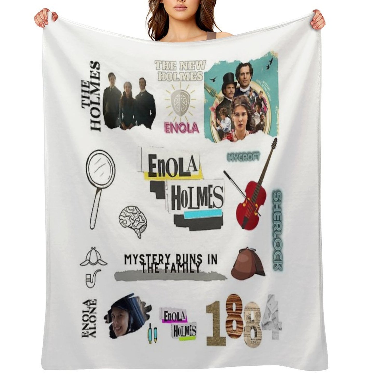 Enola Holmes Throw Blanket