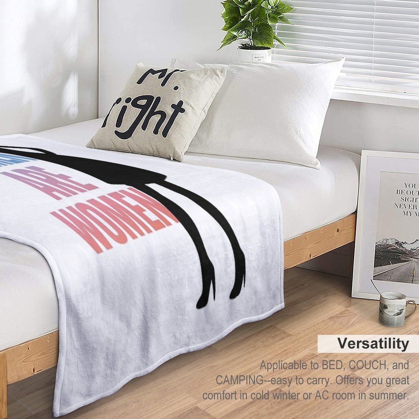 Trans Women Are Women Throw Blanket