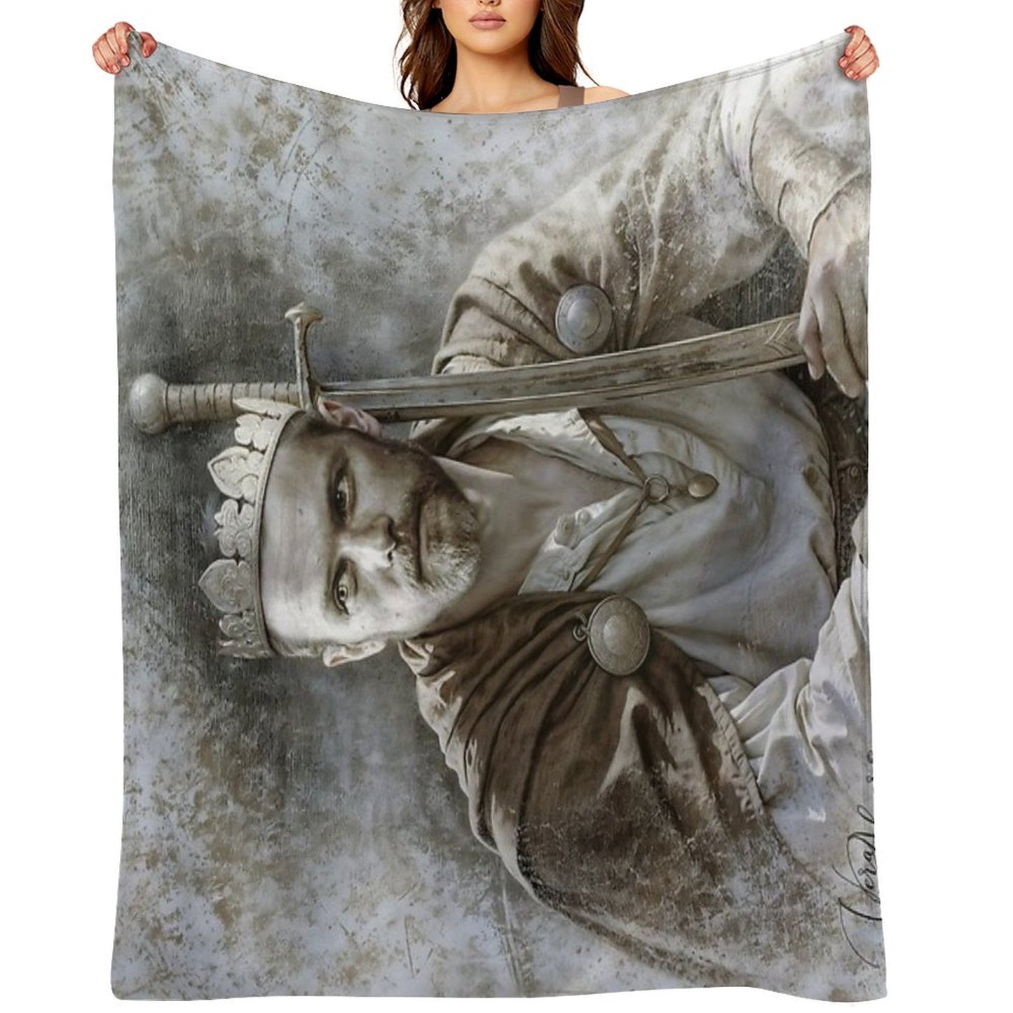 The Tragedy of A King Throw Blanket