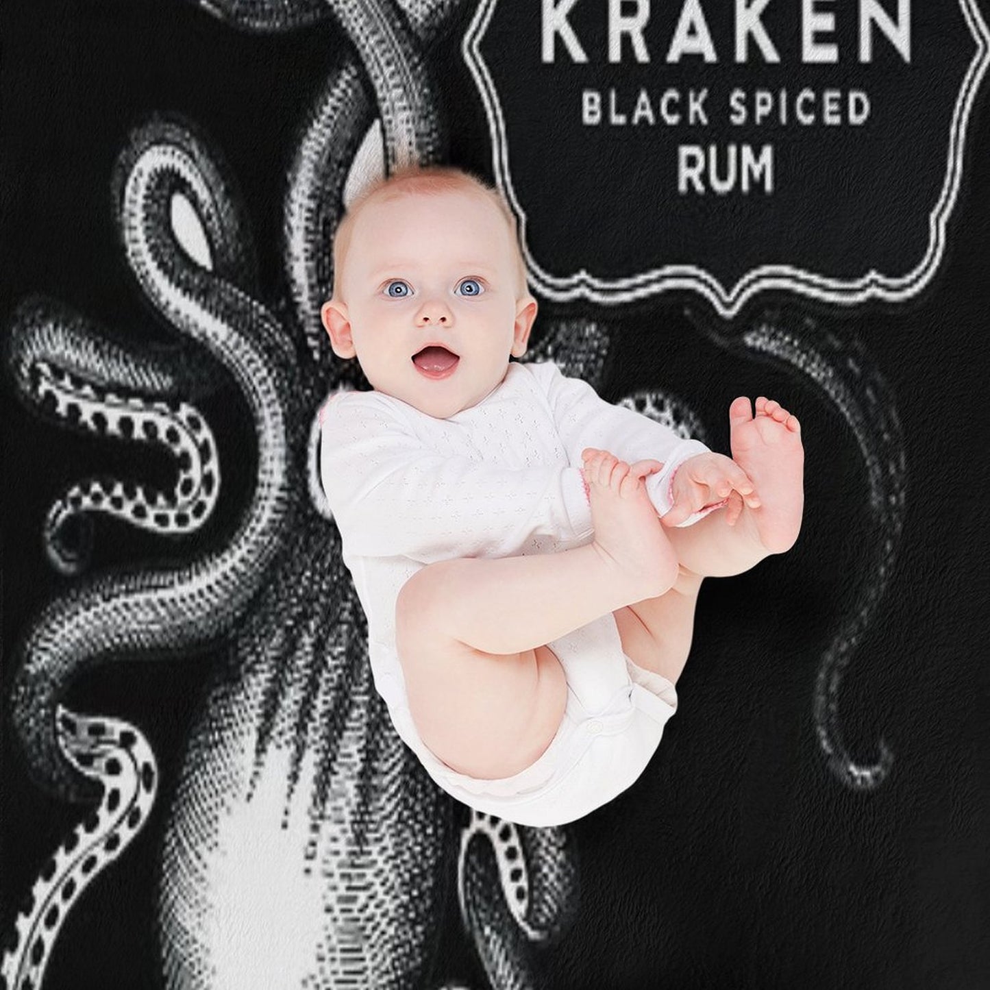 Kraken Rum Throw Blanket