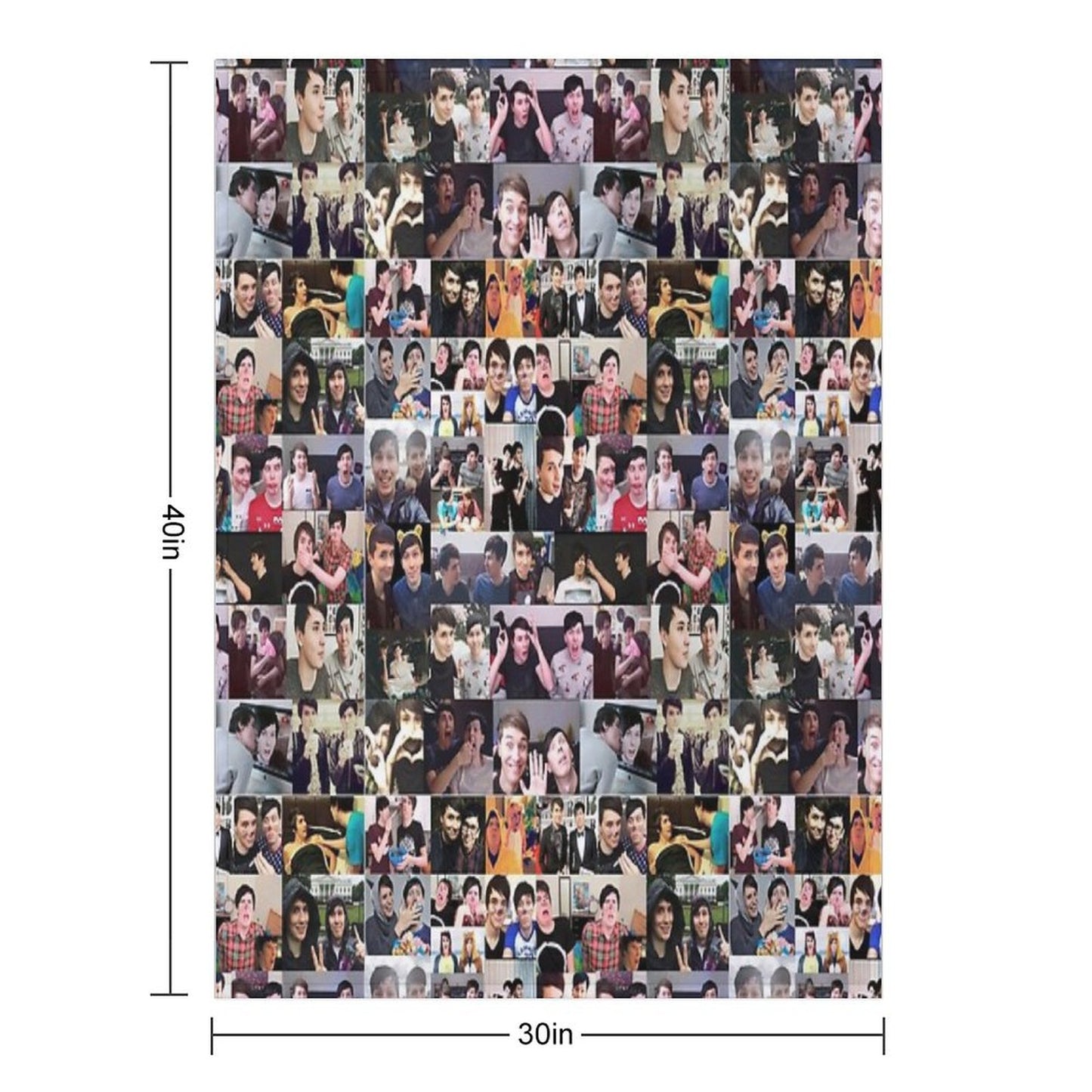 Dan And Phil! Throw Blanket