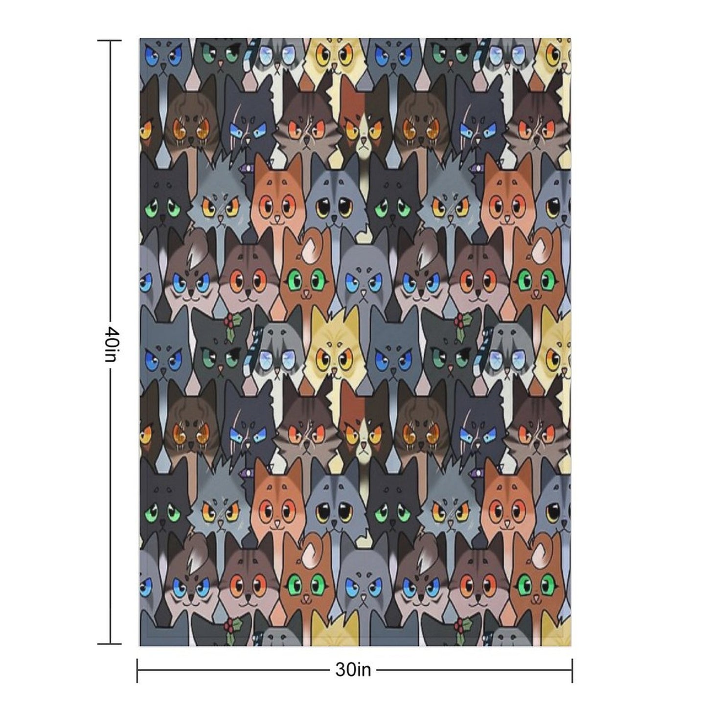 Warrior Kits Throw Blanket