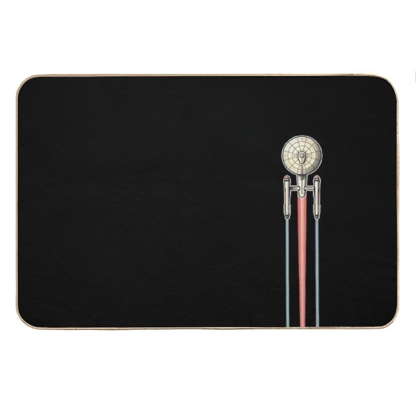 USS Enterprise Star Trek 2 Bath Mat