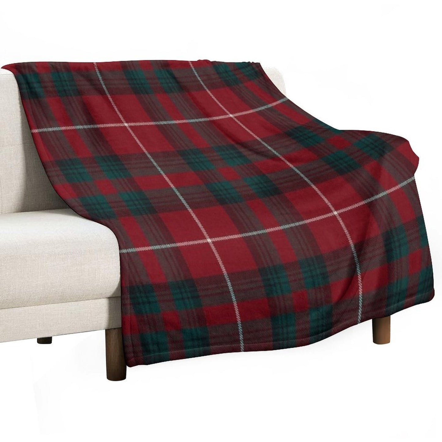 Stuart Of Bute Scottish Tartan Throw Blanket