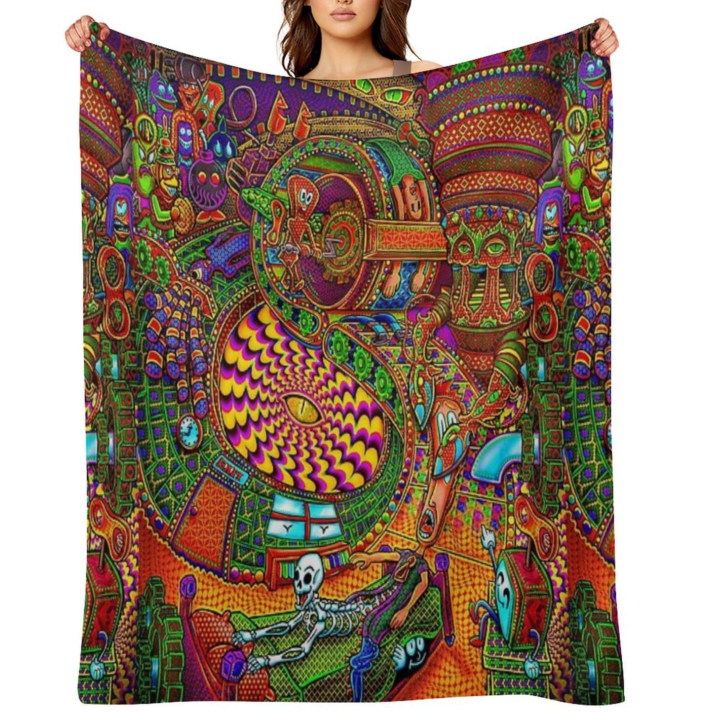 Carnival of The Abyss Throw Blanket