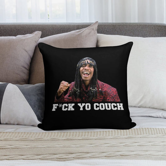 Fck Yo Couch Soft Luxury Feel Throw Pillow