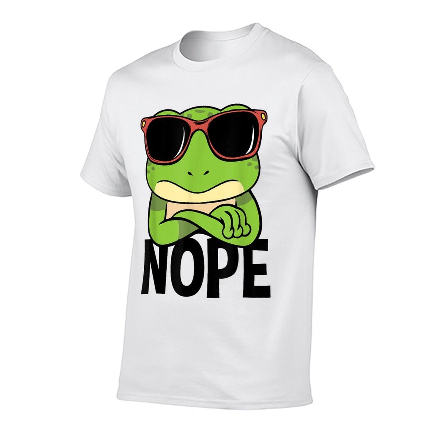 Nope Frog Nope Simple Nope Funny Statement Easy-care T-Shirt