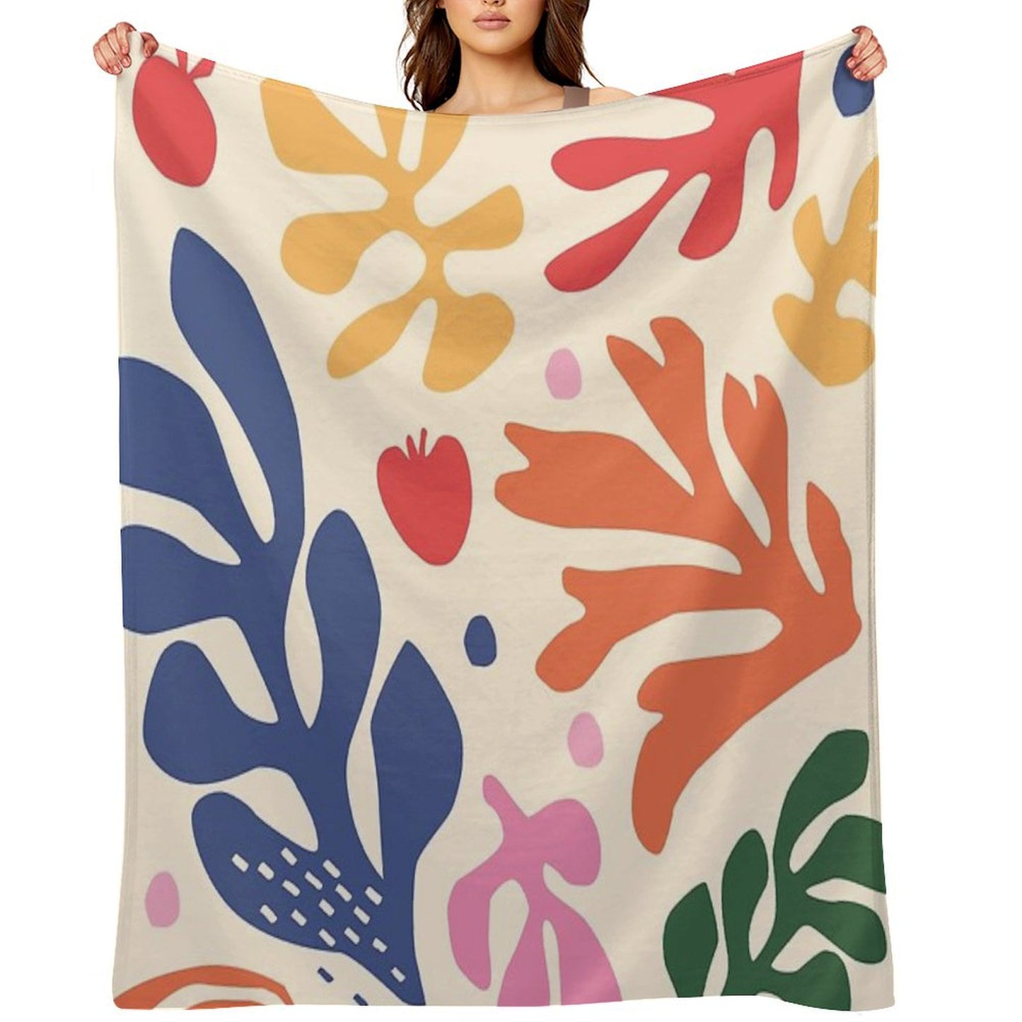 Matisse Pattern_2 Throw Blanket