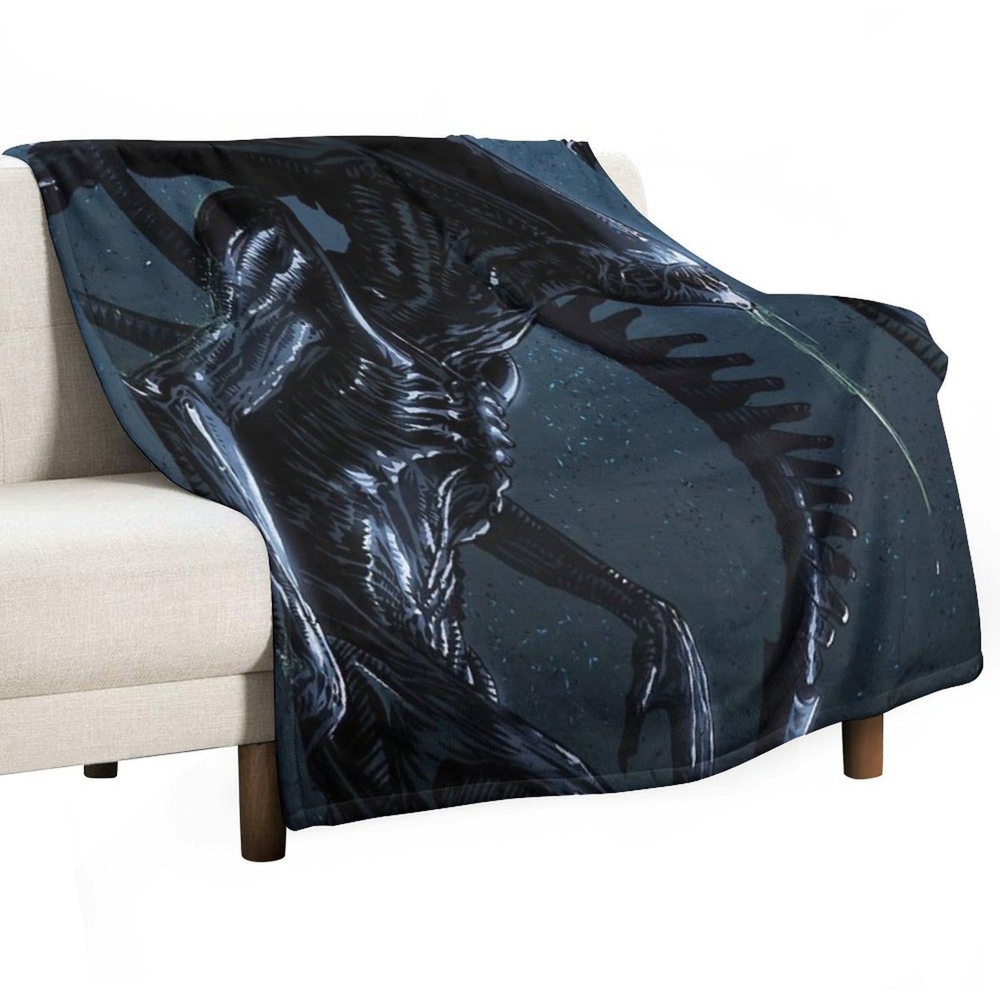 Xenomorph Alien Throw Blanket