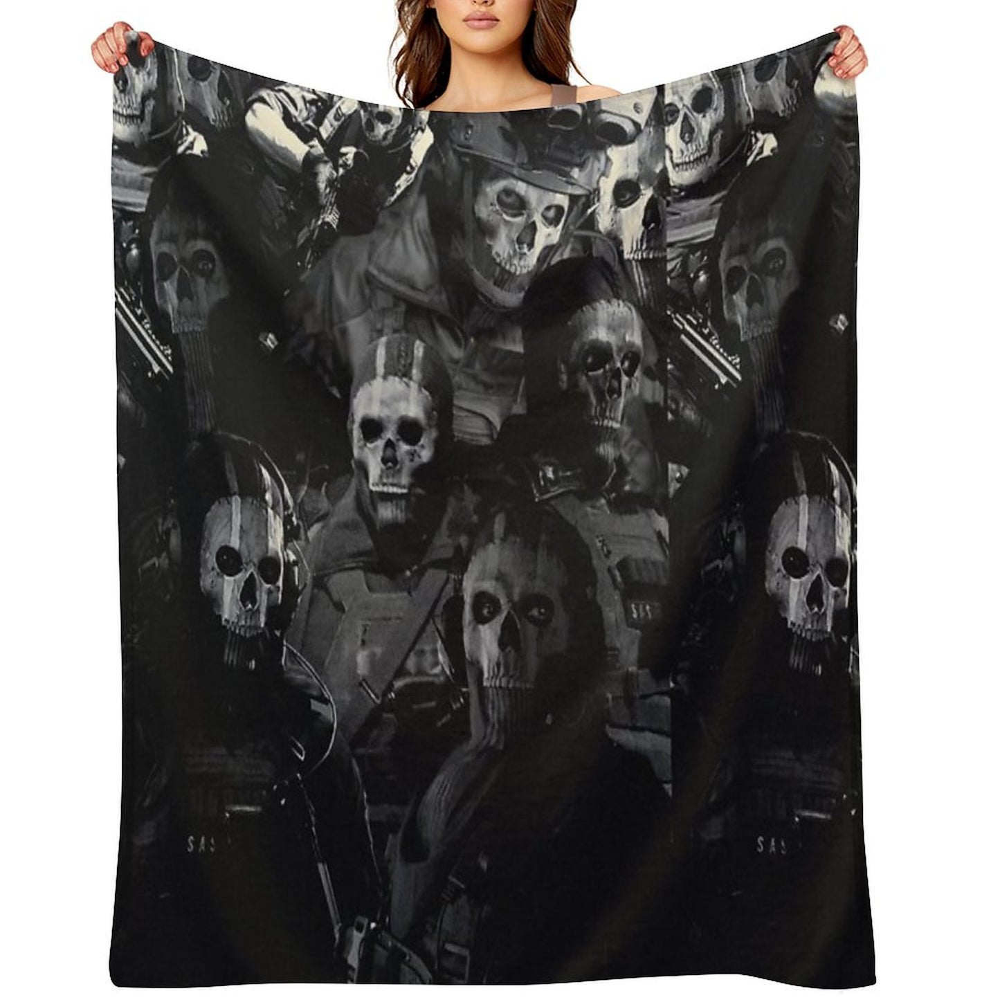 Simon Ghost Riley Throw Blanket