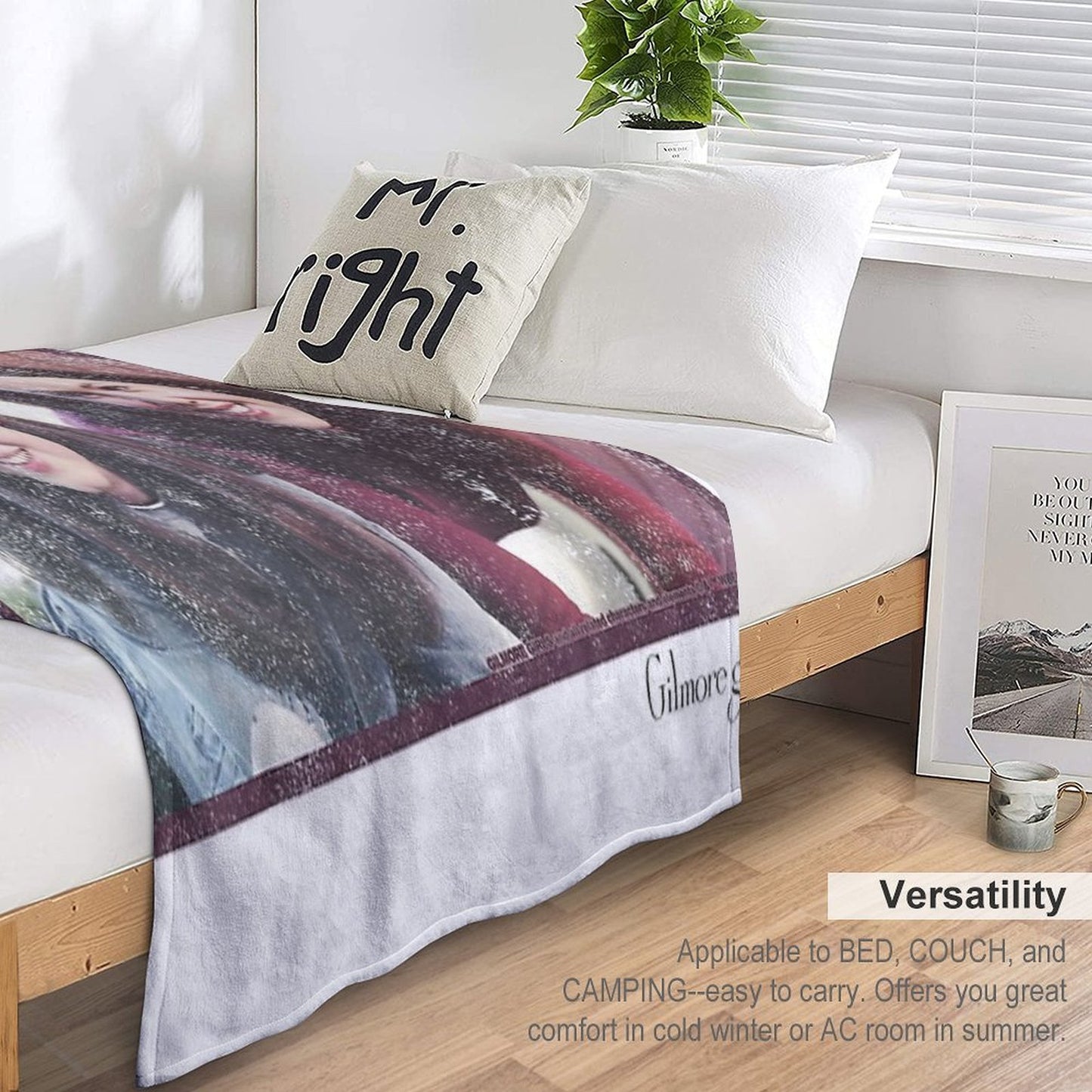 Rory And Lorelai - Portrait Throw Blanket