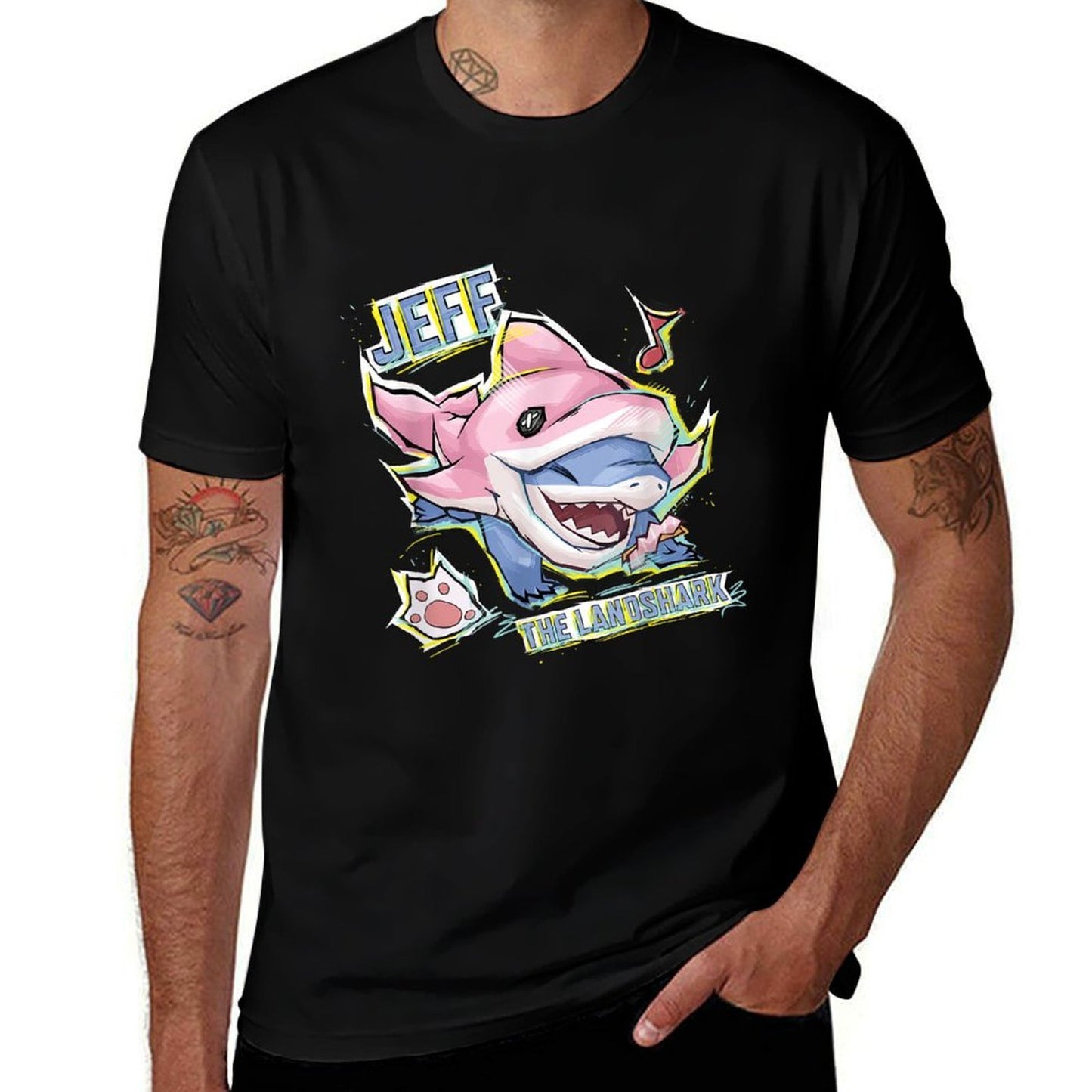 Marvel Rivals PVP Jeff The Land Shark Incognito Dolphin Skin Lightweight T-Shirt