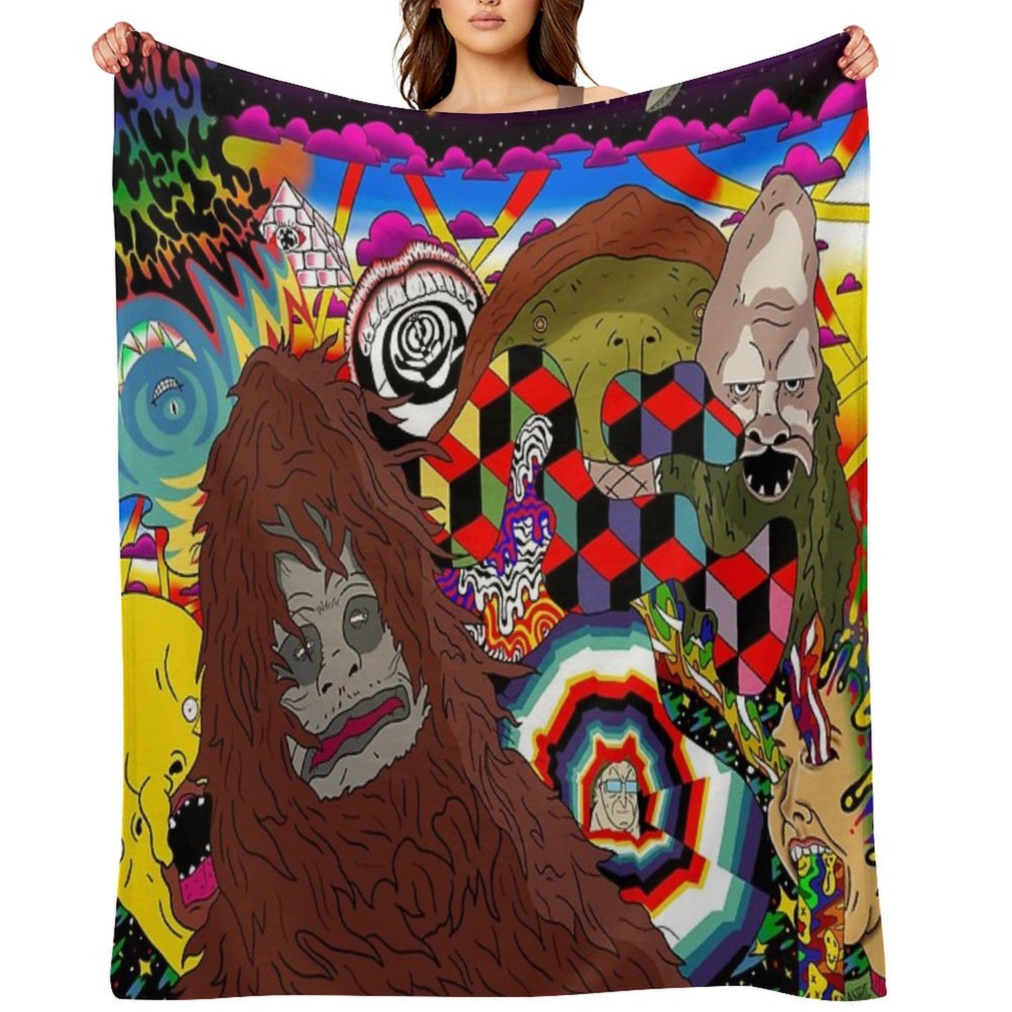 The Big Lez Show Wall Art Throw Blanket