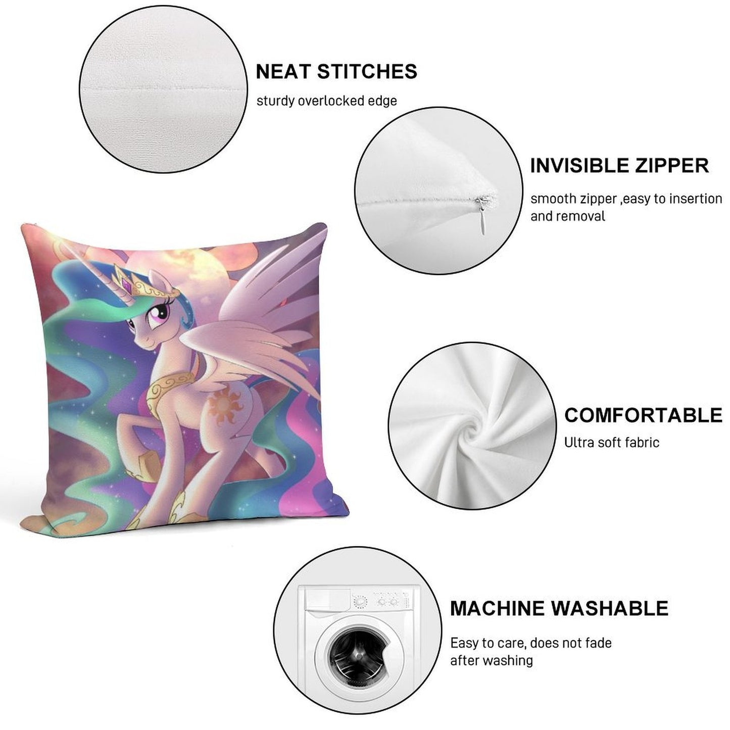 Deity of The Dawn Soft Fade-Resistant Throw Pillow