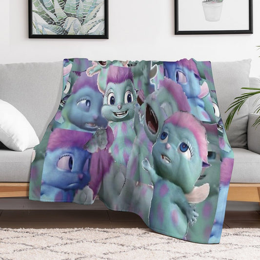 Bibble Collage Throw Blanket
