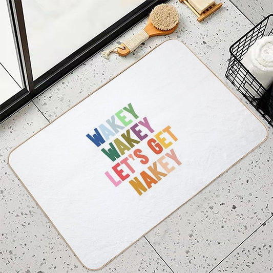 Wakey Wakey Let's Get Nakey Bath Mat