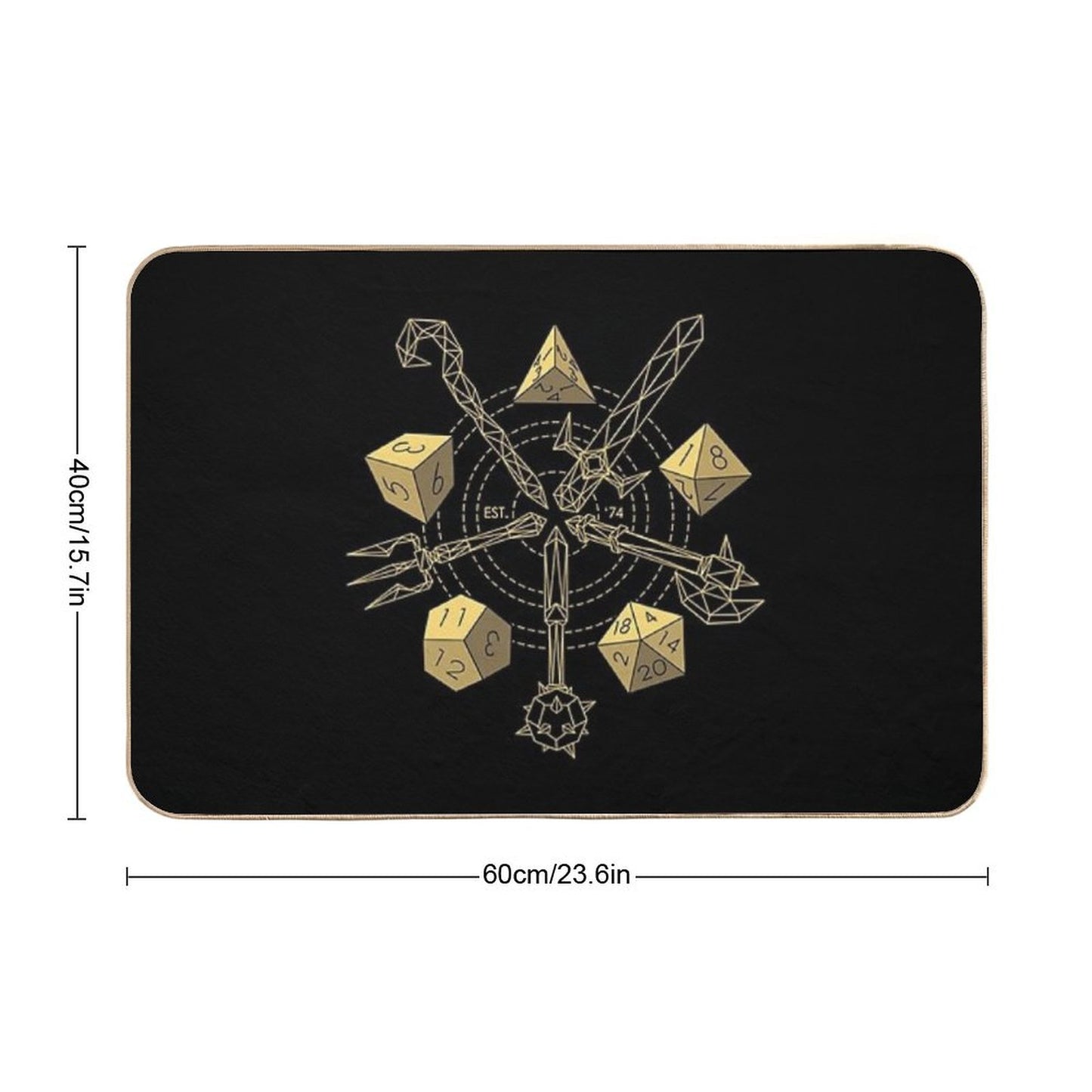 Dungeons & Dragons - Choose Your Weapon Bath Mat