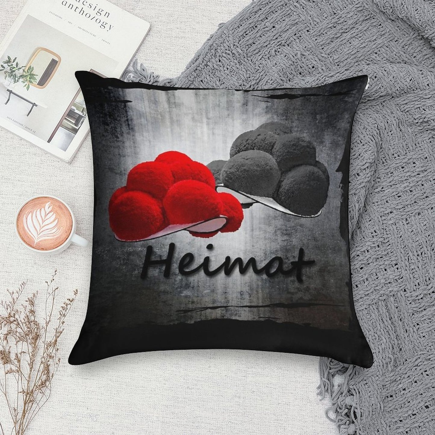 Black Forest Hats Heimat ART 1.0 Soft Gift Ready Throw Pillow