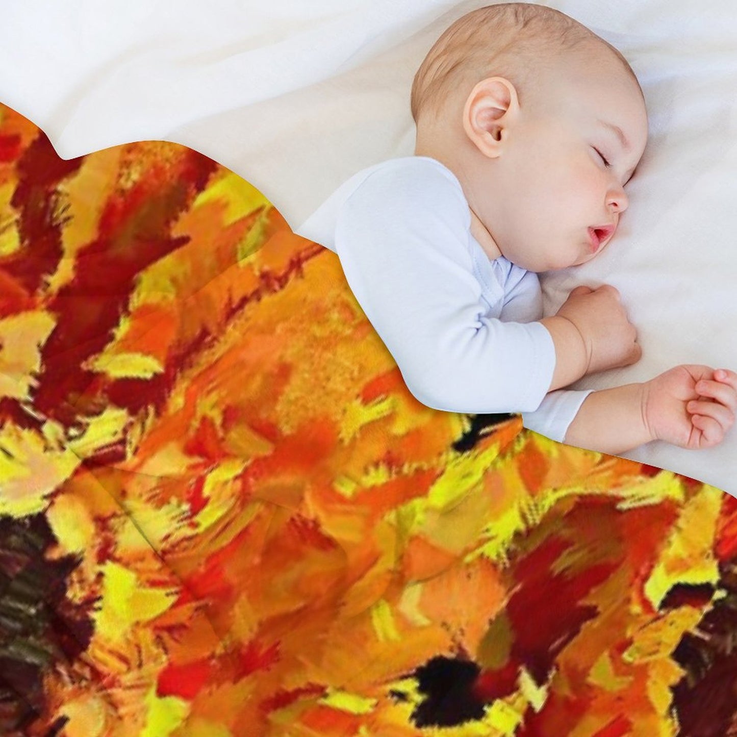 Sunflowers Abstracted Throw Blanket