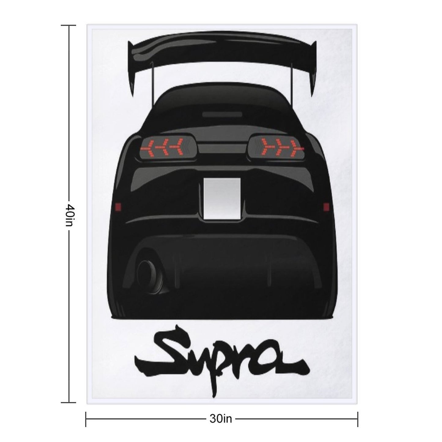 Toyota Supra Mk4 Throw Blanket