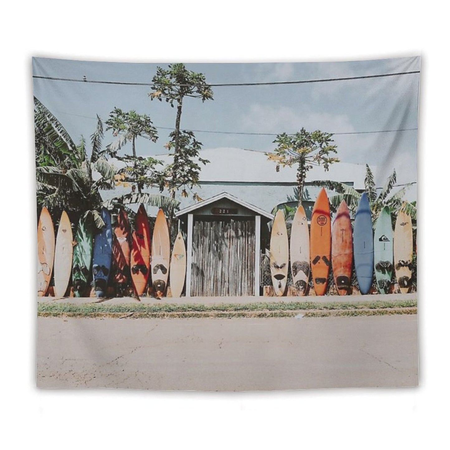Lets Surf Lxxxiii Tapestry