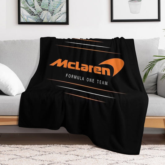 British Motor Racing Team Throw Blanket
